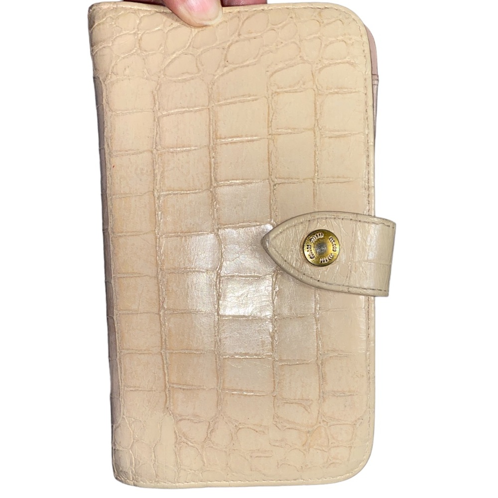 Authentic Miu Miu Crocodile Clasp Wallet. - image 2